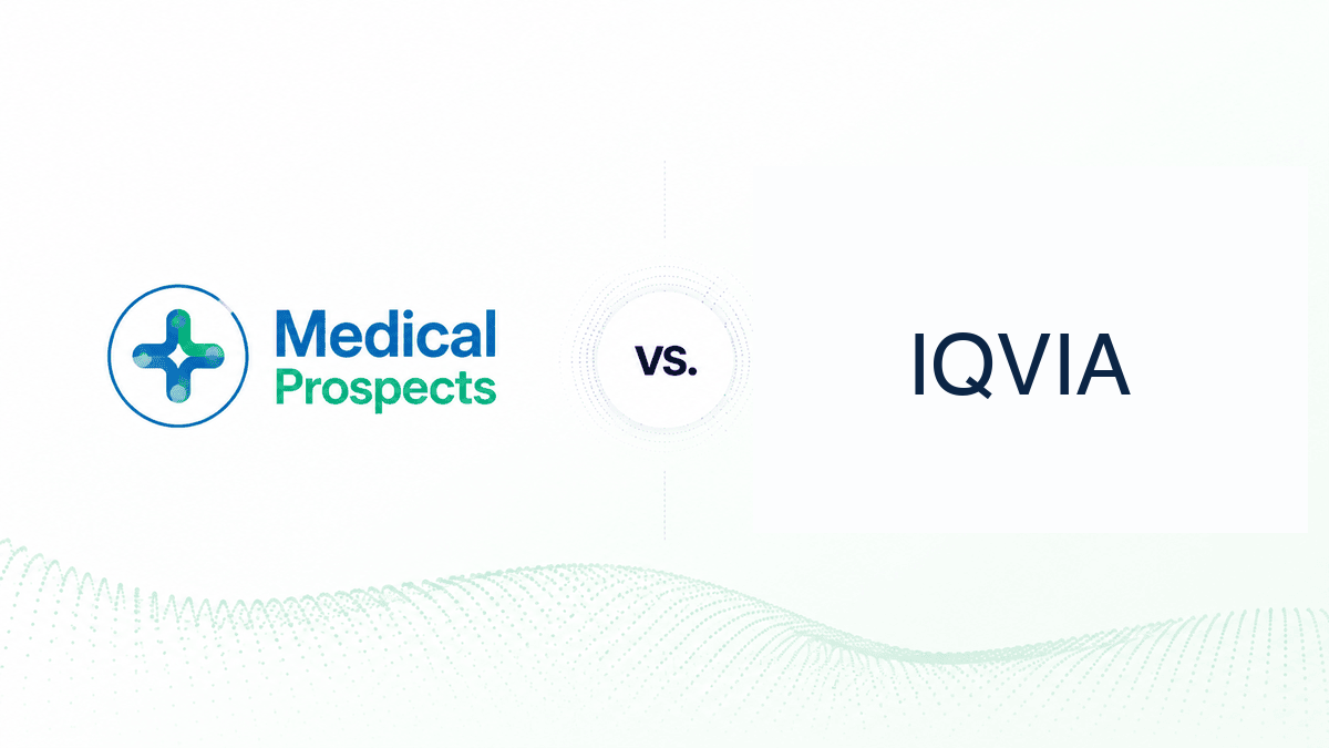 MedicalProspects vs IQVIA Healthcare Intelligence Comparison