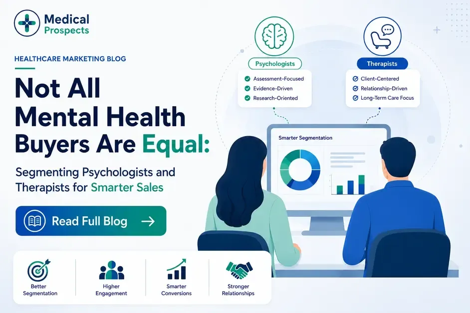 Not All Mental Health Buyers Are Equal - Segmenting Psychologists and Therapists for Smarter Sales