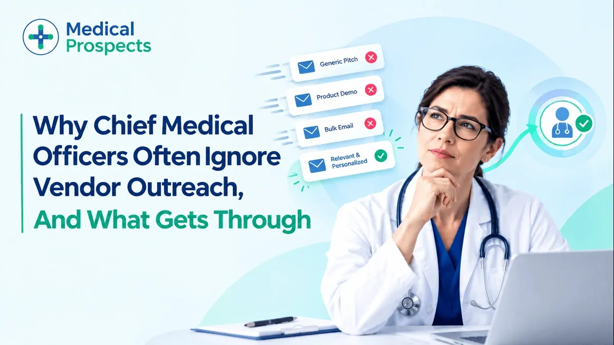 Why Chief Medical Officers Often Ignore Vendor Outreach, And What Gets Through
