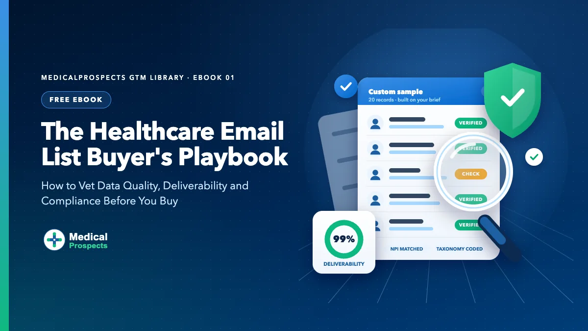 The Healthcare Email List Buyer's Playbook